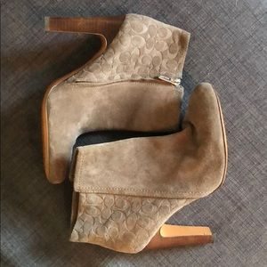 Grey Suede Ankle Boots